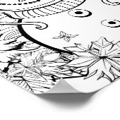 クリスマスタイムカラーリングポスター ポスター (角)