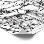 クリスマスタイムカラーリングポスター ポスター (角)