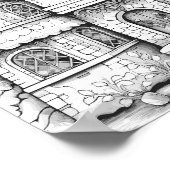 クリスマスタイムカラーリングポスター ポスター (角)