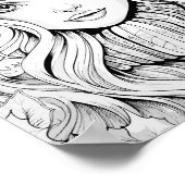 クリスマスタイムカラーリングポスター ポスター (角)