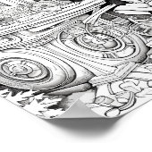 クリスマスタイムカラーリングポスター ポスター (角)