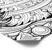 クリスマスタイムカラーリングポスター ポスター (角)