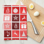 クリスマスタイムキッチンタオル キッチンタオル (四つ折り)