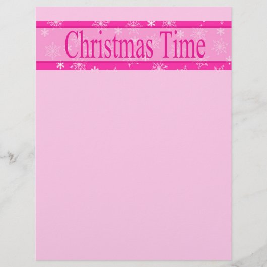 クリスマスタイムクリスマスの手紙 (正面)