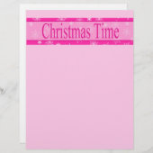 クリスマスタイムクリスマスの手紙 (正面/裏面)