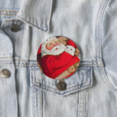クリスマスタイムサンタクロースのボタン 缶バッジ (インサイチュ)