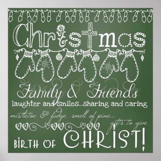 クリスマスタイムシャルボードルックポスター ポスター (正面)