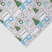 クリスマスタイムパーソナライズされたが描かれた 薄葉紙 (詳細)