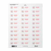 クリスマスタイムホリデイ住所 シール (フルシート)