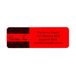 クリスマスタイムラベル ラベル