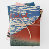 クリスマスタイム、レトロヴィンテージアー日本のト ラッピングペーパーシート (インサイチュ)