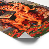 クリスマスタイムinキャットランドルイワーイン ポスター (角)