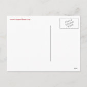 クリスマスタイルパーソナライズされたはがき シーズンポストカード (裏面)