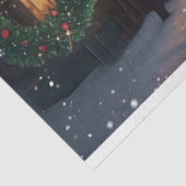 クリスマスタウンのギフトラッピング 薄葉紙 (詳細)