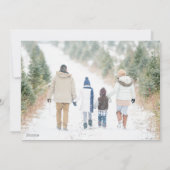 クリスマスタウンのホリデー写真カード | ホリデーカード (裏面)