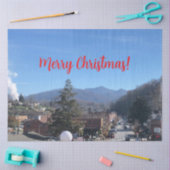 クリスマスタウンの装飾、ティッシュペーパー 薄葉紙 (クラフト)