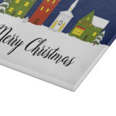 クリスマスタウンガラスのカッティングボード カッティングボード (角)