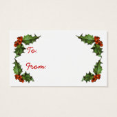 クリスマスタウンギフトラベル (裏面)