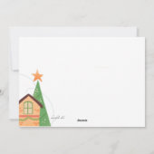 クリスマスタウンハウスグリーティングカード シーズンカード (裏面)