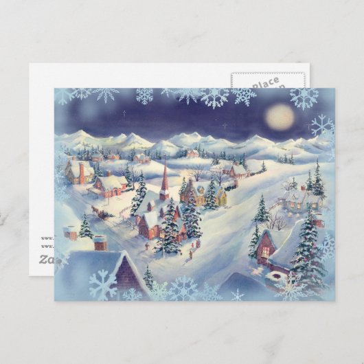 クリスマスタウンバイシャロンシャーペ シーズンポストカード (正面/裏面)