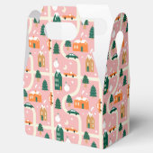 クリスマスタウンホリデーマップパターン フェイバーボックス (オープン)