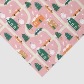 クリスマスタウンホリデーマップパターン 薄葉紙 (詳細)