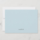 クリスマスタウンホリデームービングカード 招待状 (裏面)