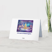 クリスマスタウンホールグリーティングカード シーズンカード (裏面)