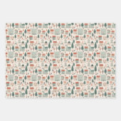 クリスマスタウン魔法ラッピング紙 ラッピングペーパーシート (正面3)