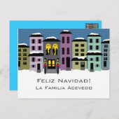 クリスマスタウン ～ ポストカード モダン (正面/裏面)