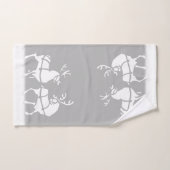 クリスマスタオルはパーソナライズな休日タオルを置きます バスタオルセット (ハンドタオル)