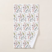 クリスマスタオルセット、浴室の装飾 バスタオルセット (ハンドタオル)