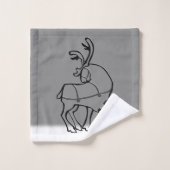 クリスマスタオルパーソナライズされたシーズホリデータオル バスタオルセット (ウォッシュタオル)