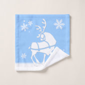 クリスマスタオルパーソナライズされたシーズホリデータオル バスタオルセット (ウォッシュタオル)