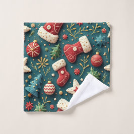 クリスマスタオル ウォッシュタオル