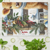 クリスマスタオル キッチンタオル (折り畳み)