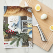 クリスマスタオル キッチンタオル (四つ折り)