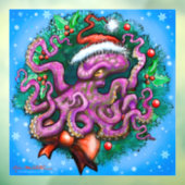 クリスマスタコの窓の貼り ウィンドウサイン (シート3)