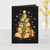 クリスマスタコツリーオーナメント 雪 ホリデー クリスマス カード (黄色い花)