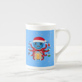 クリスマスタコ中国マグカップ ボーンチャイナマグカップ (右)