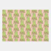 クリスマスタコ ラッピングペーパーシート (正面)