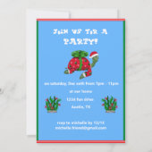 クリスマスタコ 招待状 (裏面)