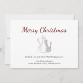 クリスマスタビーキャッツスケッチフェスティバルスクリプト シーズンカード (正面)