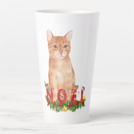 クリスマスタビーキャットウォーターのカラー カフェラテマグ