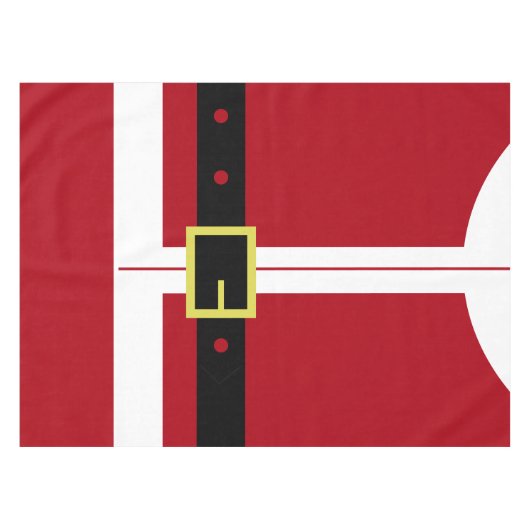 クリスマスタブレおもしろいクロスサンタクロースデザイン テーブルクロス (正面(横))