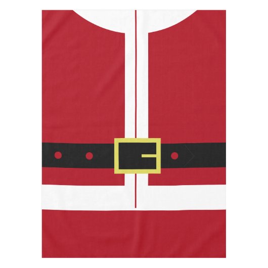 クリスマスタブレおもしろいクロスサンタクロースデザイン テーブルクロス (正面)