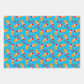 クリスマスタマーズパターン ラッピングペーパーシート (正面3)