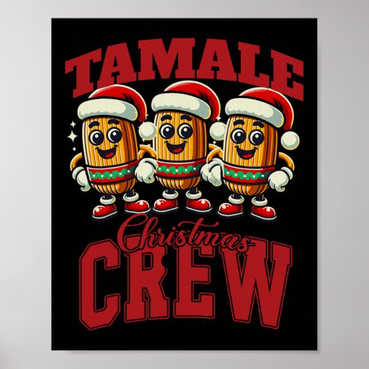 クリスマスタマーレ食おもしろいべメキシコのクリスマスタマーレマ ポスター (正面)