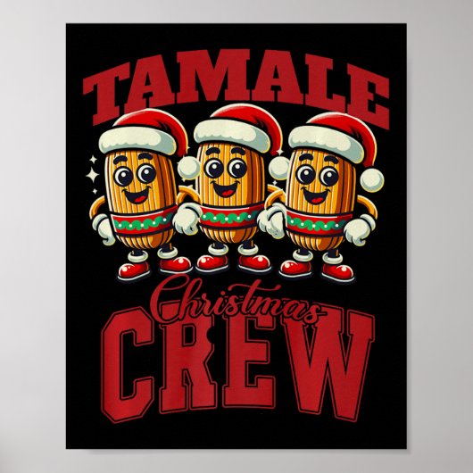 クリスマスタマーレ食おもしろいべメキシコのクリスマスタマーレマ ポスター (正面)