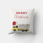 クリスマスタンクローリー輸送トラック クッション (裏面)